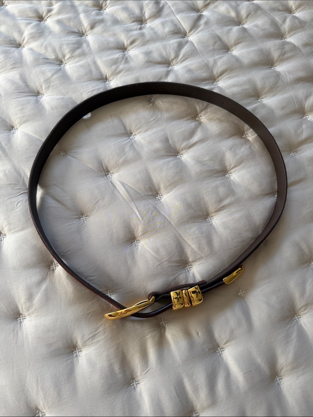 NWOT - Madewell Brown Suede Belt - 44”